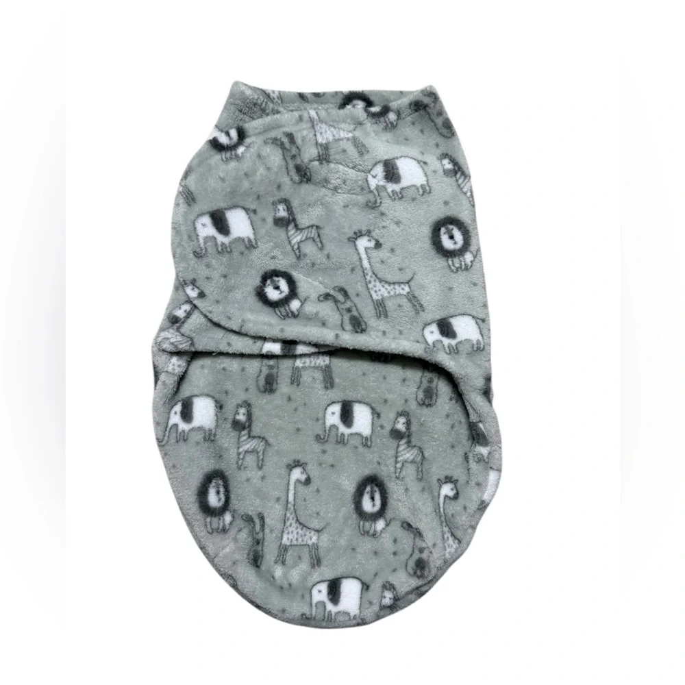 Safari Animals Cozy Baby Fleece Swaddle